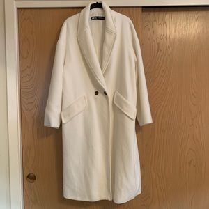White Zara Coat